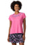 Terry Tech Tee Flow Short Sleeve in color || Pink Heather | Finesse