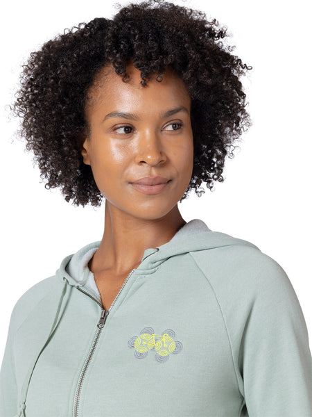 Terry Optibike Hooded Sweatshirt in color || Sage
