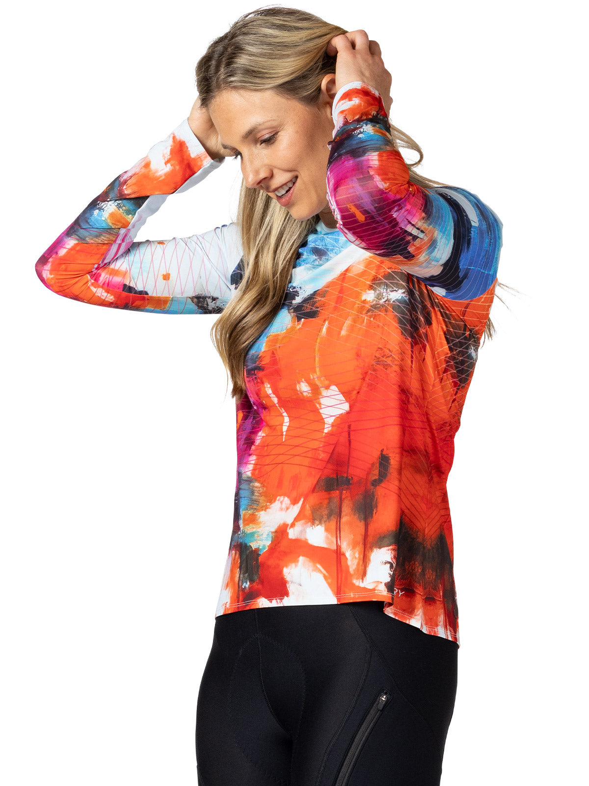 Terry Soleil Flow Long Sleeve Bike Top in color || Malaga