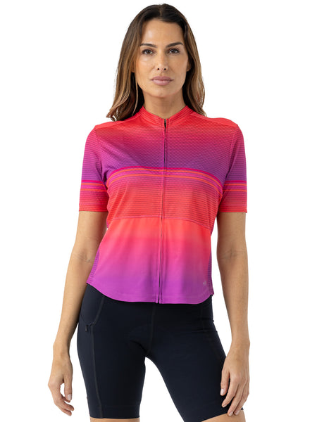 Terry Euro Bike Jersey in color || Roubaix Rosa