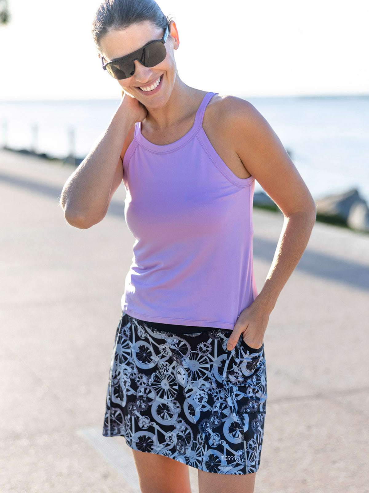 Terry Trixie Bike Skort in color || Dark Symphony