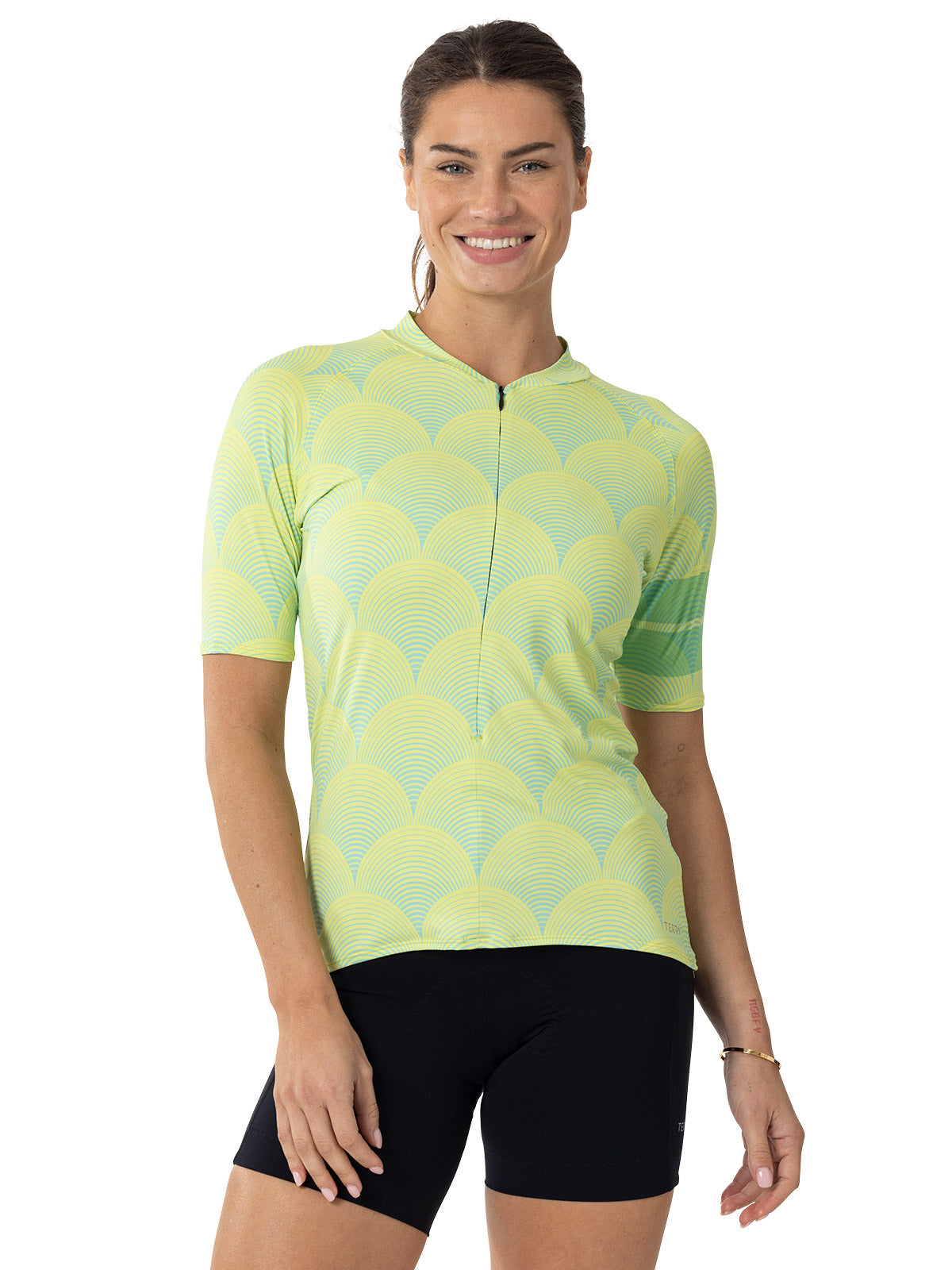 Terry Soleil Short Sleeve Bike Jersey in Roundabout Colorway