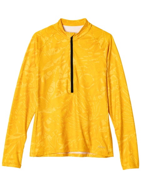 Terry Thermal Bike Jersey in color || Palmetto Gold
