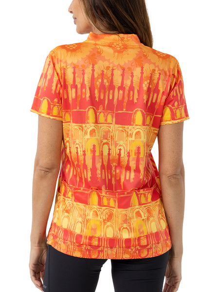 Terry Actif Bike Jersey in color || Barcelona Sunset