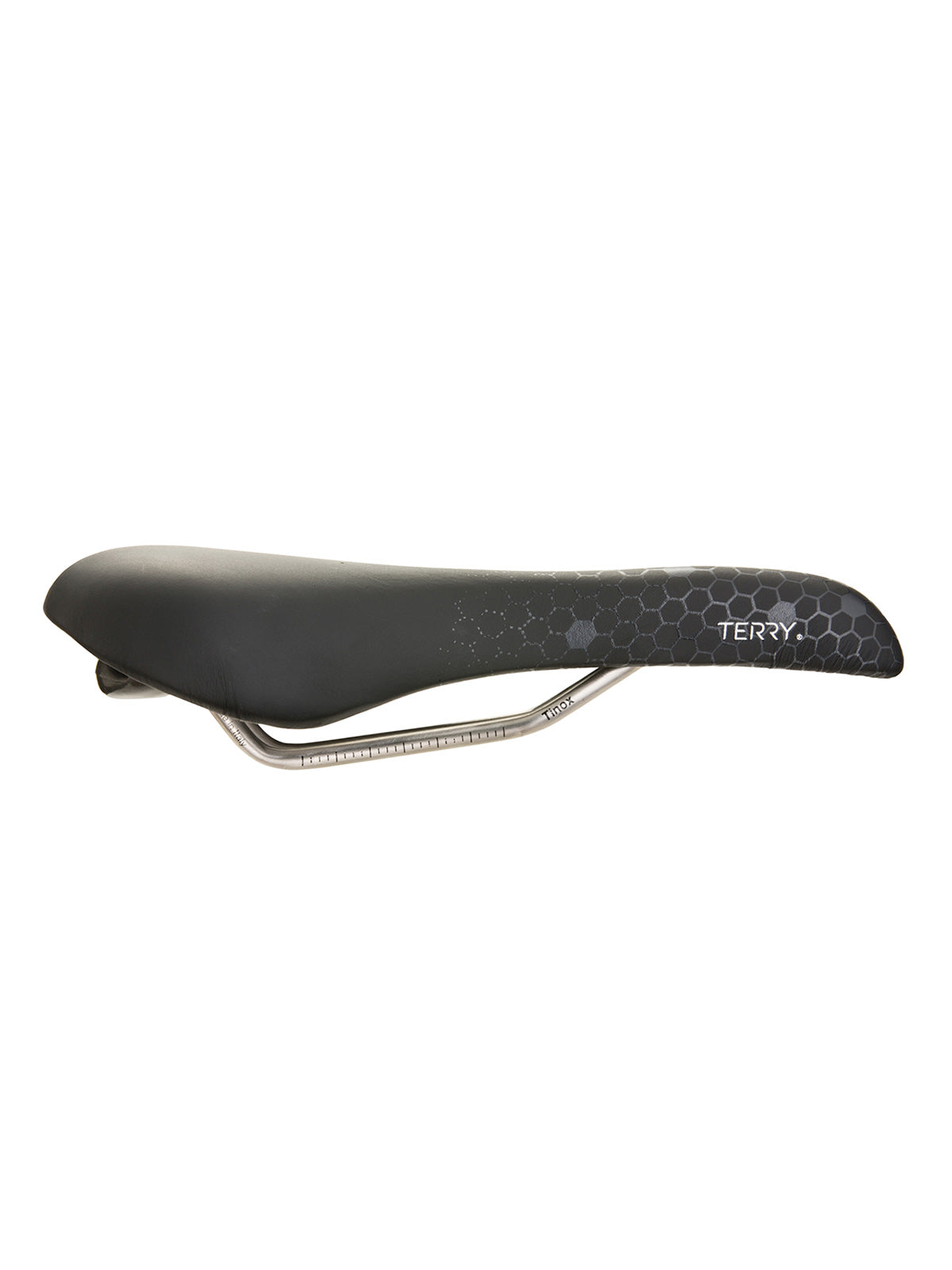 Terry Fly Ti Gel Saddle in color || Black Gray