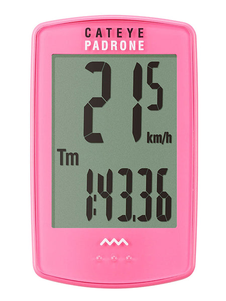 CatEye Padrone Wireless Cycling Computer in color || Pink