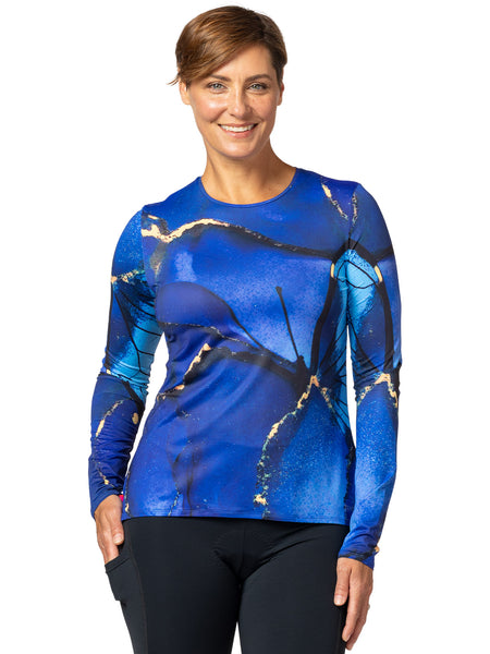 Terry Soleil Flow Long Sleeve Bike Top in color || Cracklewing