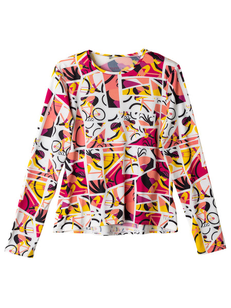 Terry Soleil Petite Bike Top in color || T-Girl Coral