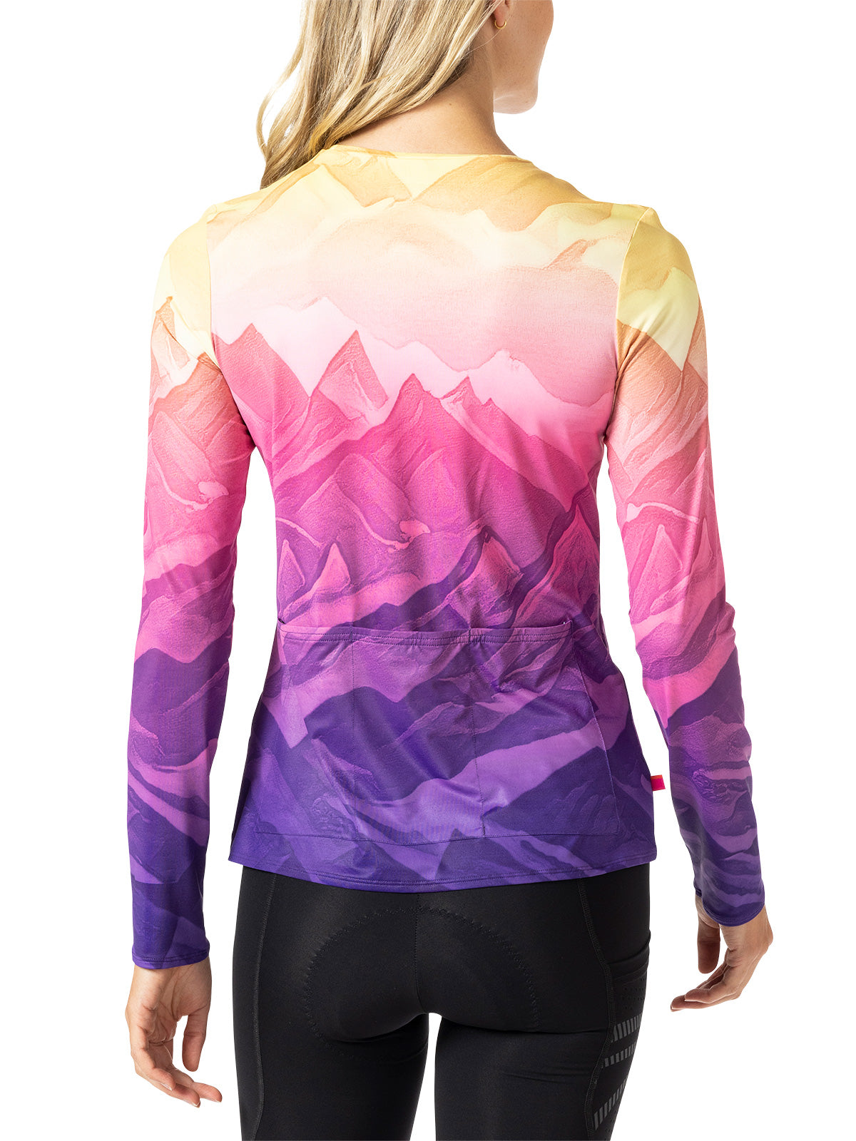 Terry Soleil Long Sleeve Bike Top in color || Passo Rosa
