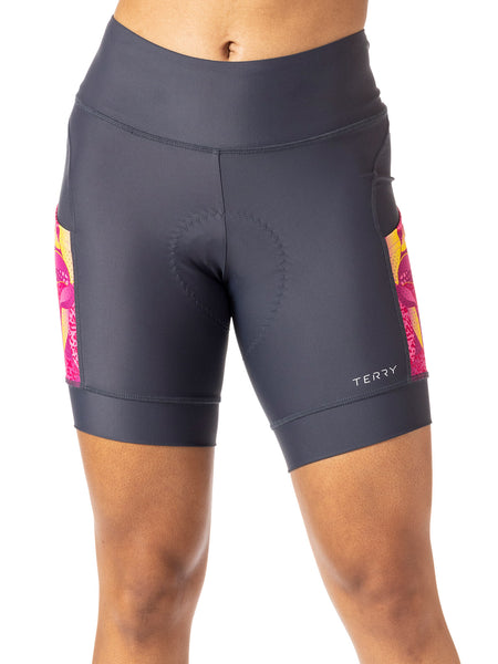 Terry Soleil Bike Short in color || Charcoal | Goldirox
