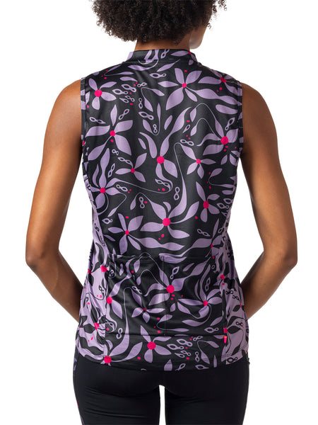 Terry Breakaway Mesh Sleeveless Bike Jersey in color || Lava Links