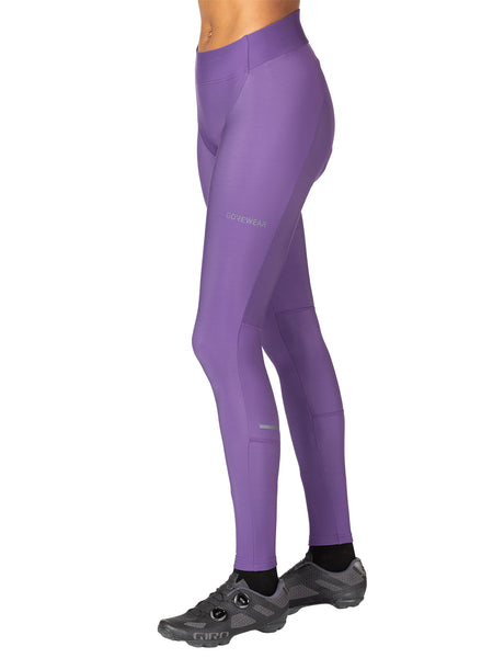 GORE Swiftride Thermo Bike Tight in color || Purple Indigo