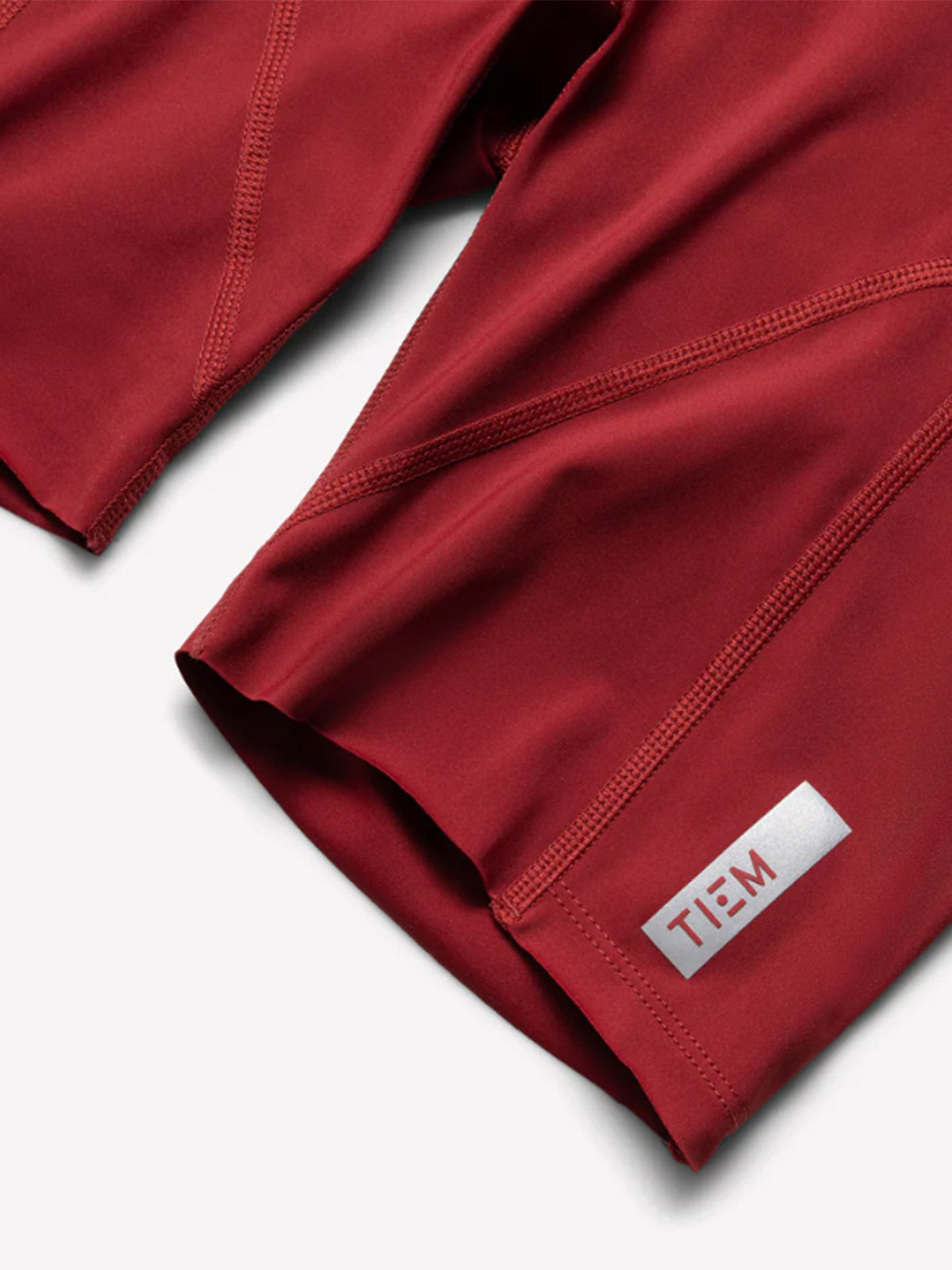 Tiem Athletic Aero Lite II Unpadded Bike Short in color || Merlot