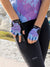 Terry Touring Gel Bike Gloves in color || Lavender Shimmer II