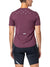 Terry Merino Short Sleeve Bike Jersey in color || Wine Dots