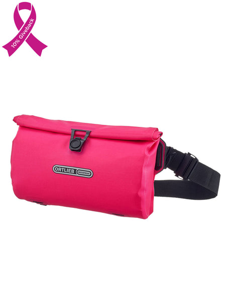 Ortlieb Velo-Sling Flex Handlebar Bag in color || Cyber Pink
