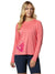 Terry Tech Tee Flow Long Sleeve in color || Calypso Coral Impossible Triangle