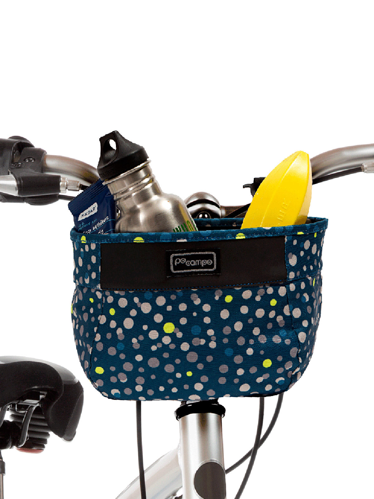 Po Campo Crescent Bike Handlebar Bag in color || Bubbly