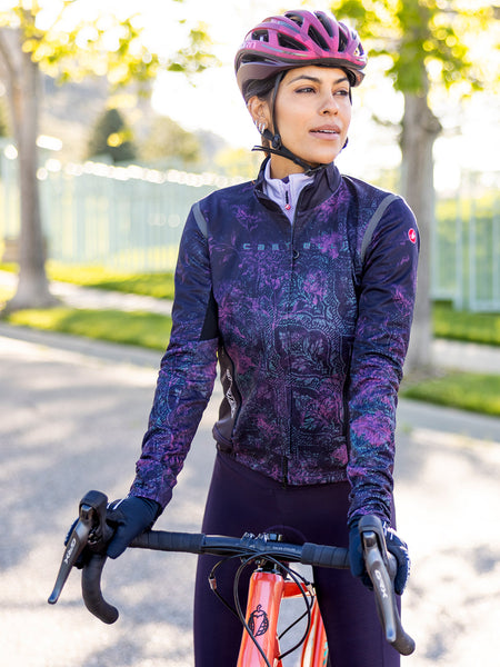 Castelli Perfetto Ltd RoS 2 Bike Jacket in color || Multi Color Violet