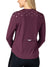 Terry Merino Long Sleeve Bike Jersey in color || Wine Dots