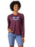 Terry Tech Tee Flow Long Sleeve in color || Wine | Lost & Found
