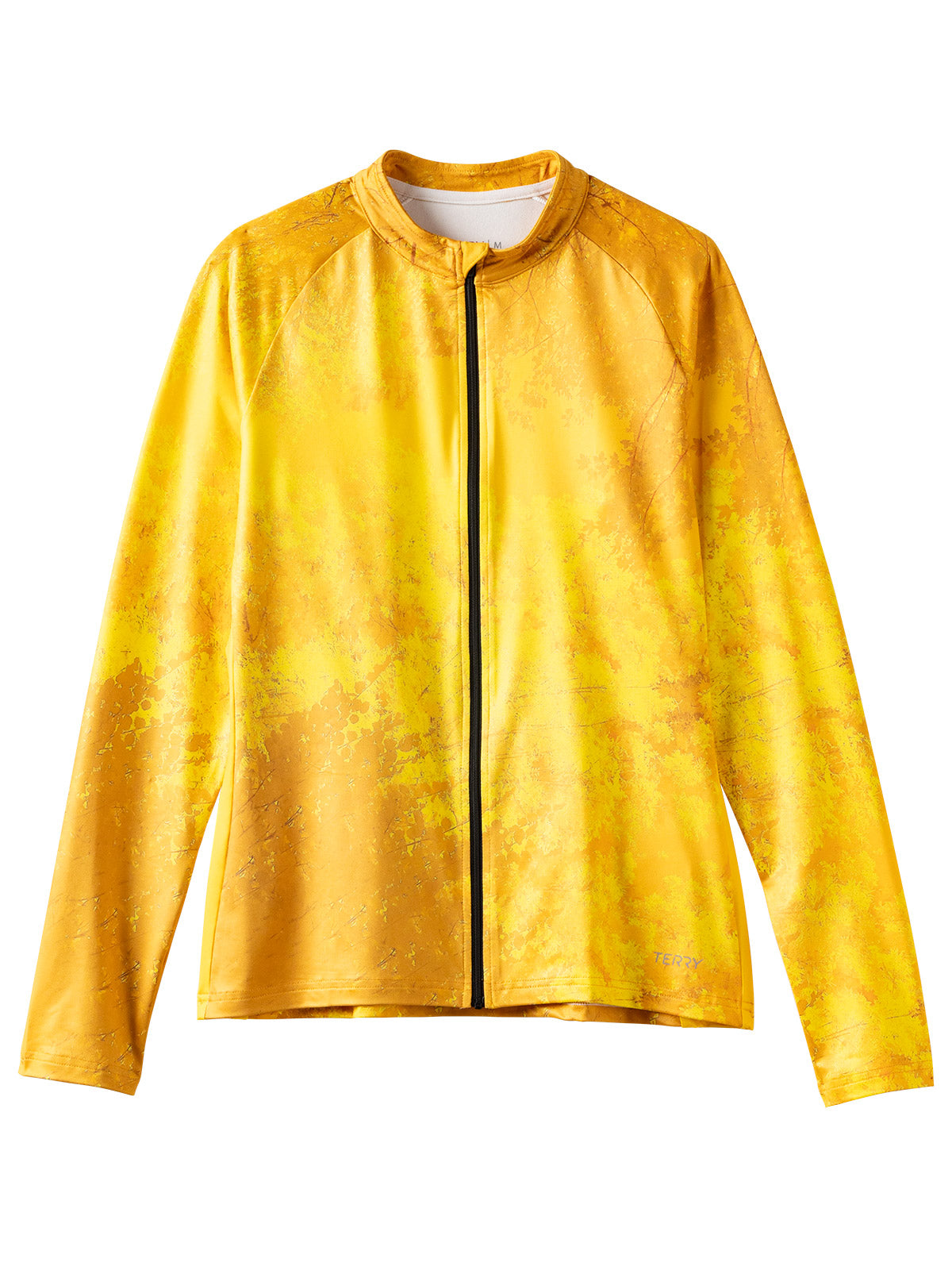 Terry Thermal Full Zip Bike Jersey in Gilded Colorway