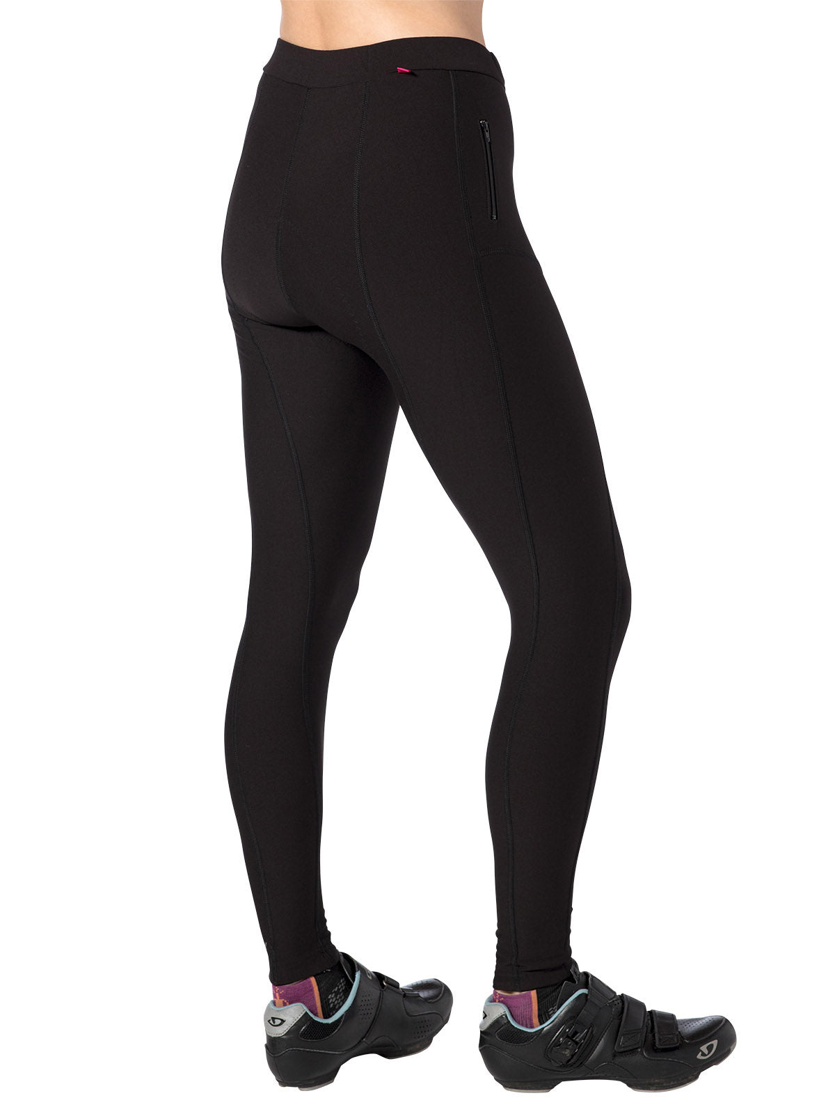 Terry Coolweather Bike Tight Petite Length in color || Black