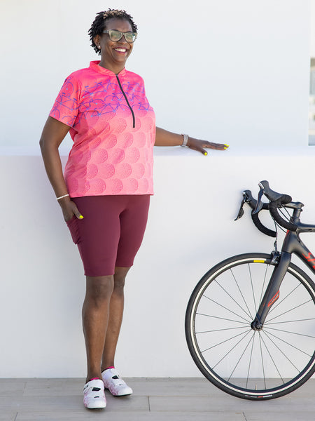 Terry Wayfarer Bike Short in color || Garnet