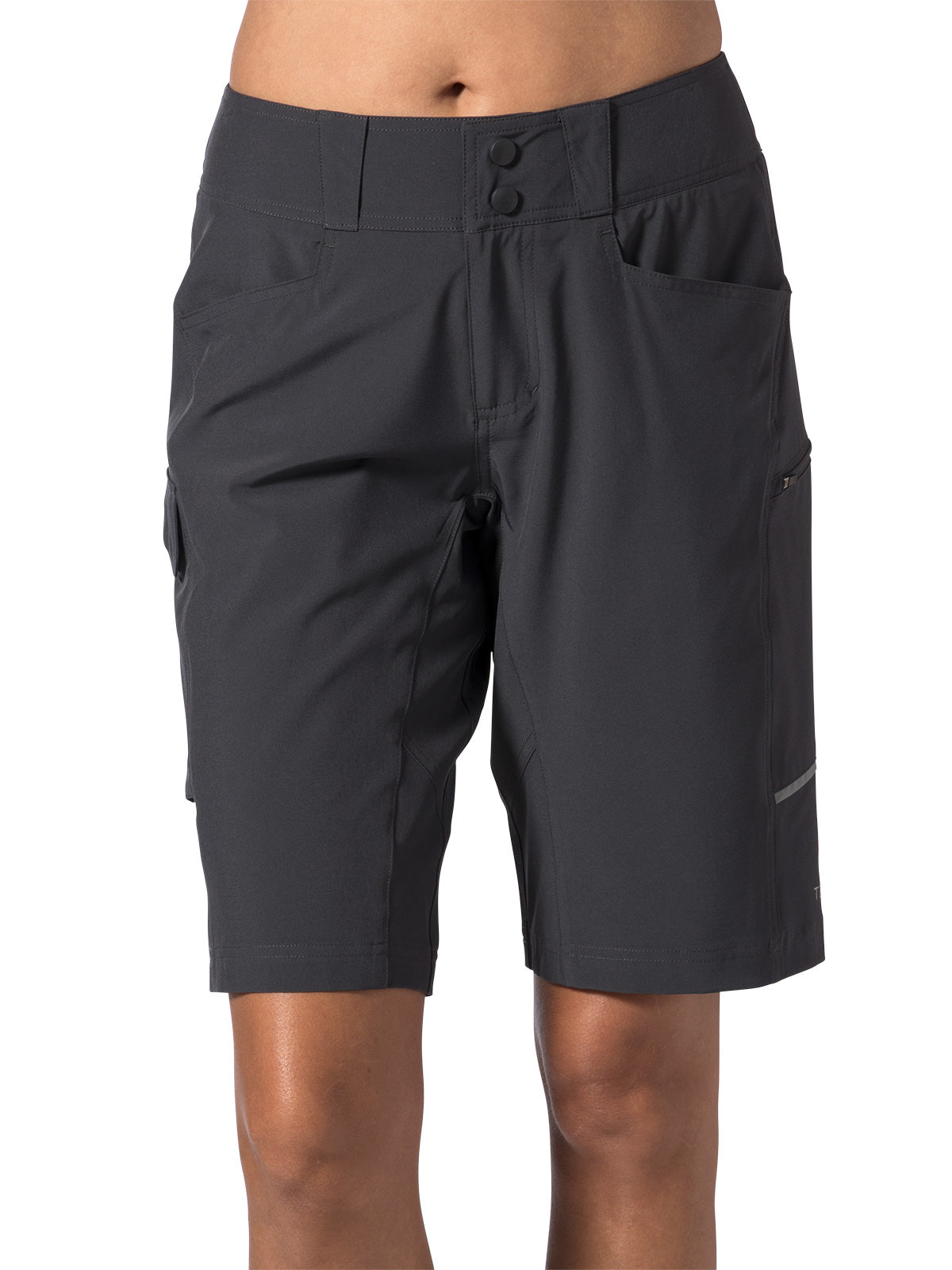 Terry Metro Bike Short Relaxed in Ebony Colorway