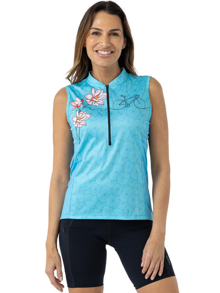 Terry Breakaway Mesh Sleeveless Bike Jersey in color || Love Letter