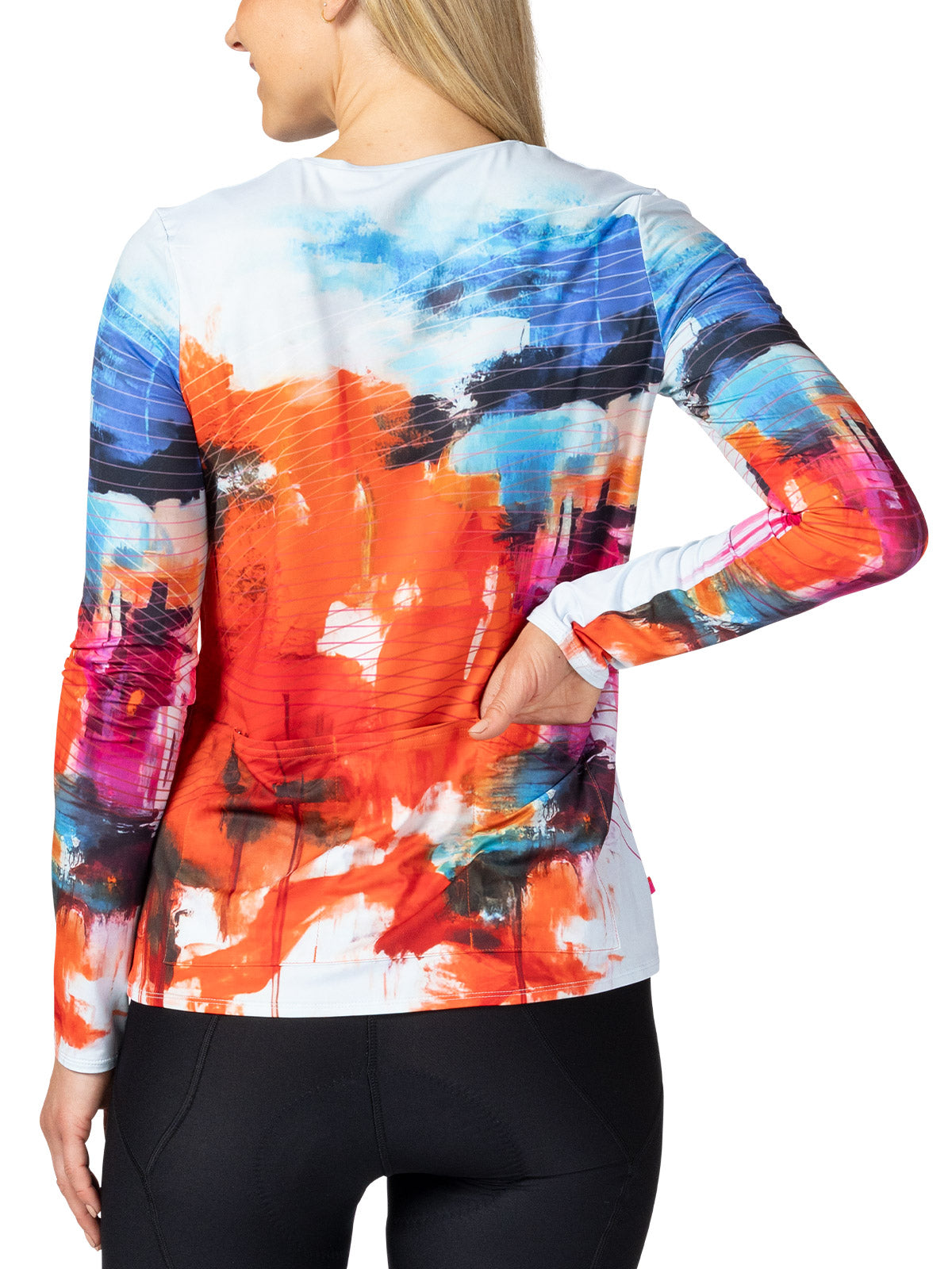Terry Soleil Flow Long Sleeve Bike Top in color || Malaga