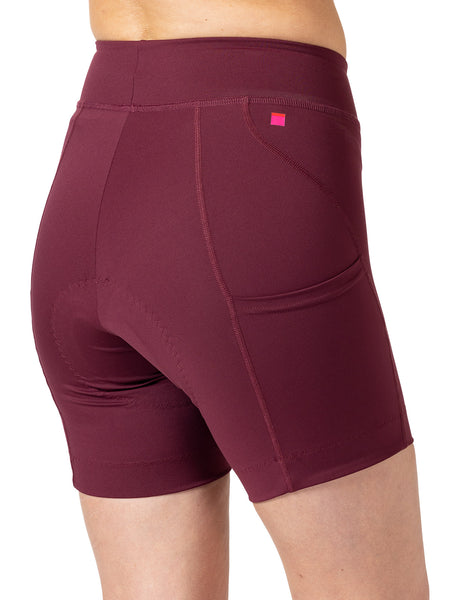 Terry Wayfarer 7 inch Bike Short in color || Garnet