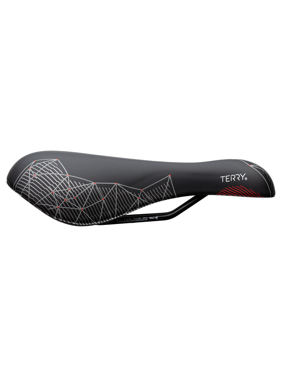 Terry Cite Y Gel Saddle in color || Prism Red