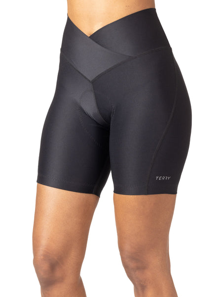 Aero Tech High Waisted Womens Padded Bike Shorts Shop Padded
