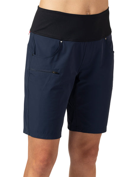 Terry Vista Unpadded Bike Short in color || Black Iris