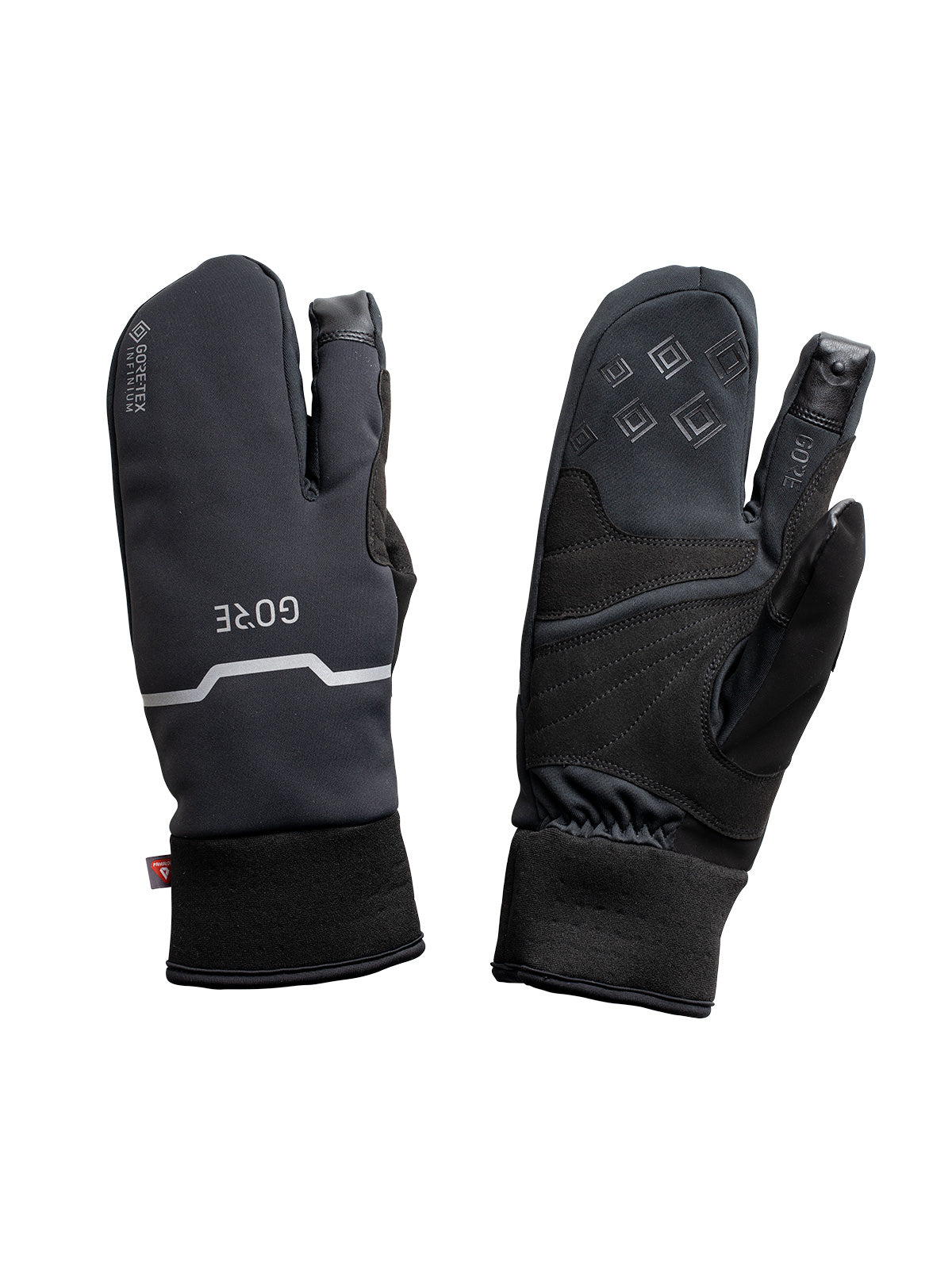 GORE GTX Infinium Thermo Split Bike Glove in Black Colorway