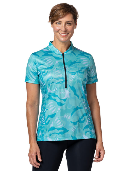 Terry Actif Bike Jersey Plus in color || Sea Nymph