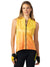 Terry Breakaway Sleeveless Full Zip Bike Jersey in color || Marigold