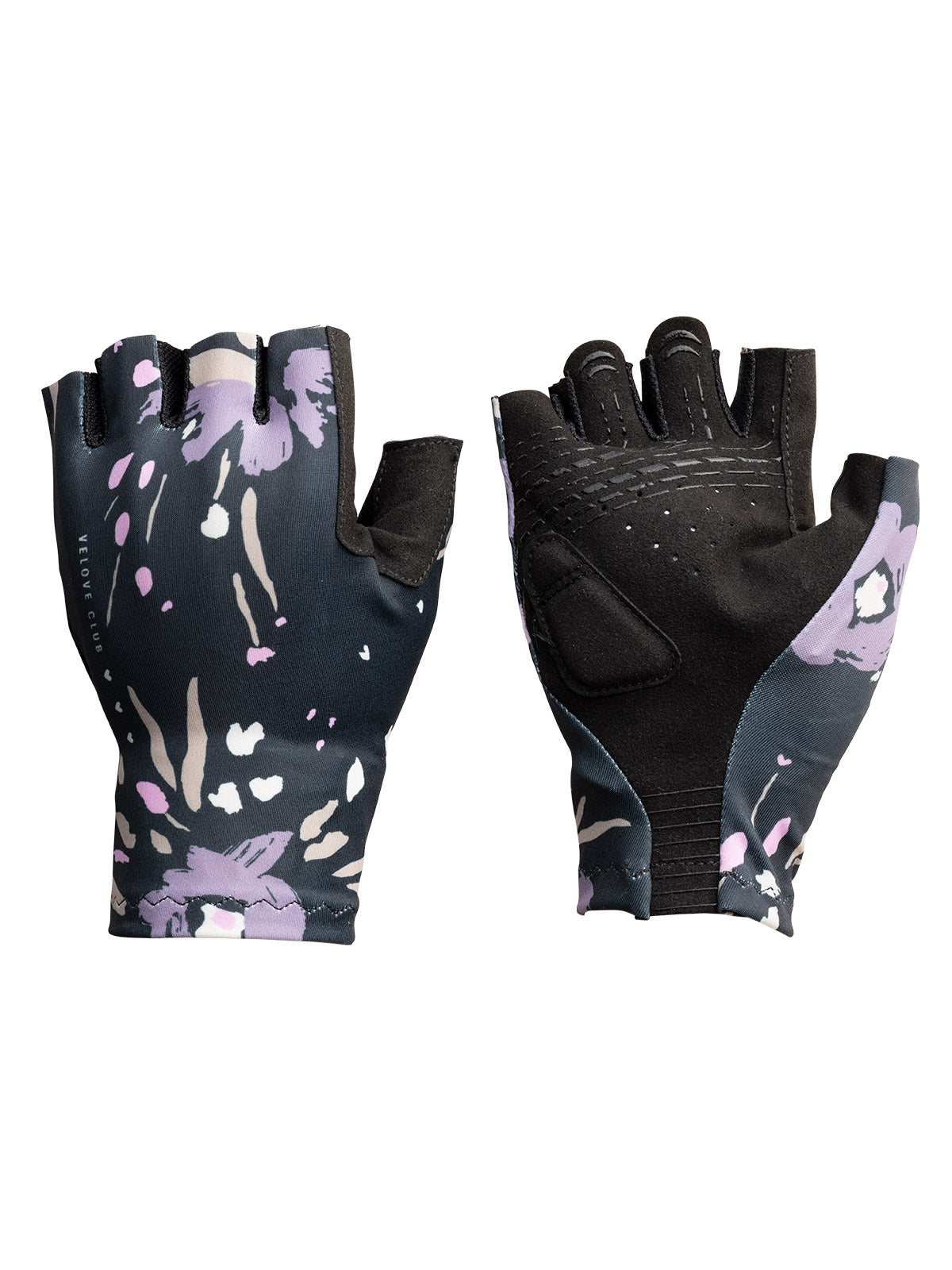 Maloja Serbota Bike Glove in color || deep black brushflower