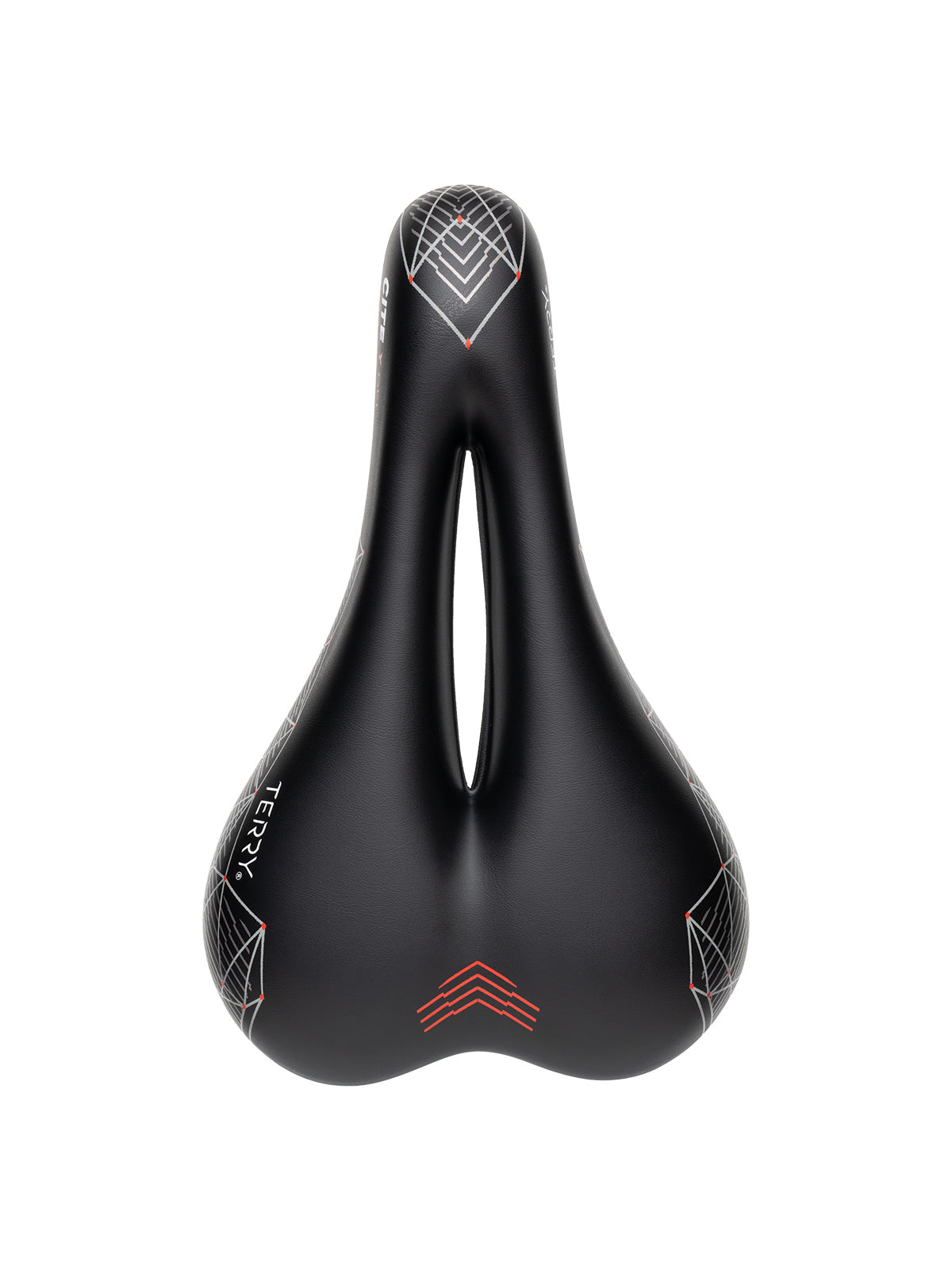Terry Cite Y Gel Saddle in color || Prism Red