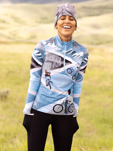 Krimson Klover Apres Bike Team Top in color || Blue