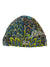 Choucas Glide Lite Under Helmet Ponytail Beanie in color || Blue Lime Peacock