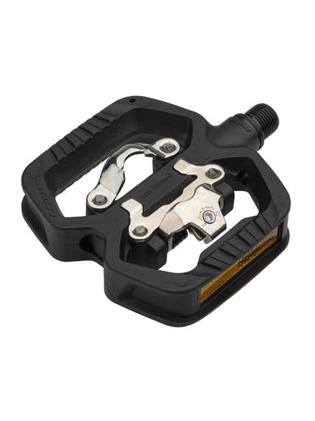 LOOK Geo Trekking Pedals Single Side Clipless with Platform in color || Silver Bike