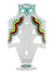 Portland Design Works PDW Water Bottle Bike Cage in color || Multi White Owl