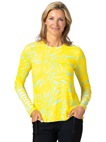 Terry Soleil Flow Long Sleeve Bike Top in color || Slipstream Light