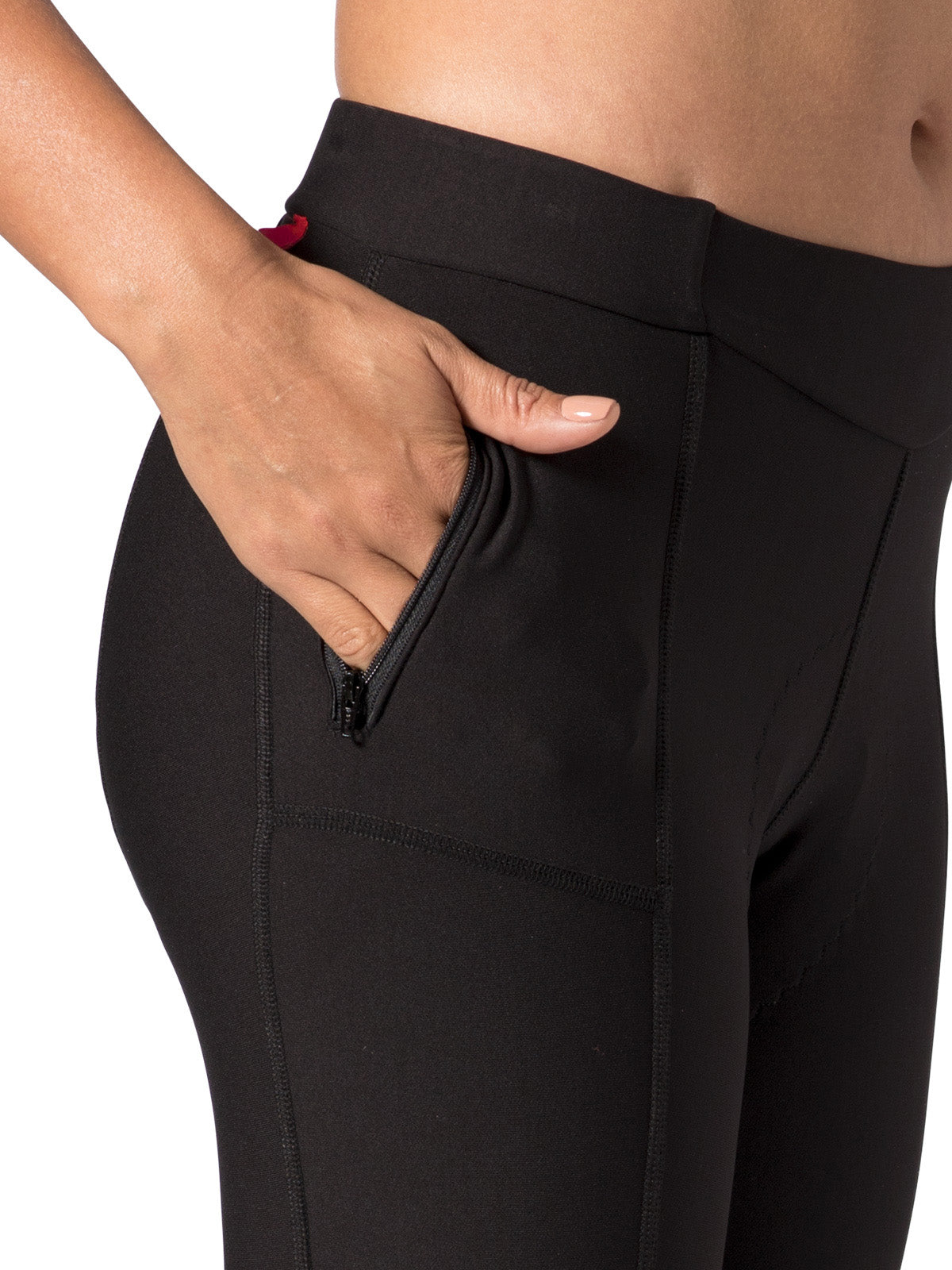 Terry Bike Knicker in Black Colorway