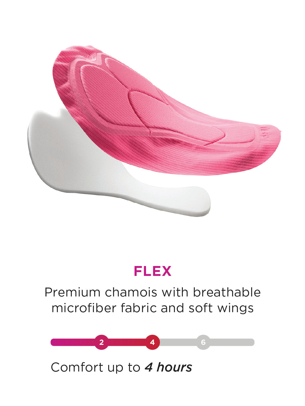 Flex padded chamois in Coolweather Bike Tight Tall length || all-colors