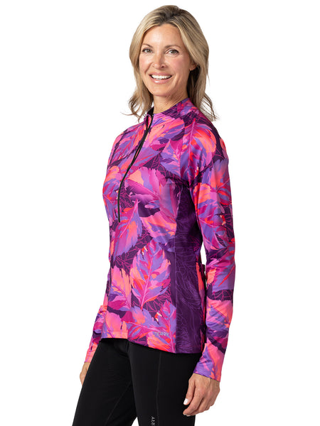 Terry Thermal Bike Jersey in color || Coleus