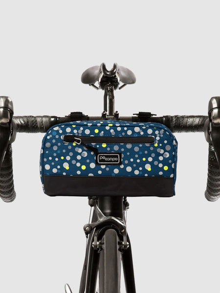 Po Campo Domino Bicycle Handlebar Bag in color || Bubbly