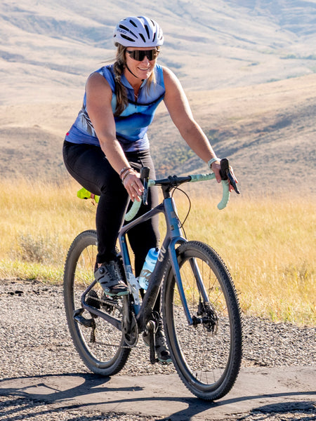 Terry Soleil Sleeveless Bike Jersey in color || Blue Monarch